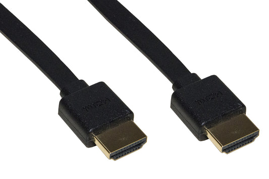 CAVO PIATTO HDMI®  ULTRA SLIM 4K CON MINI CONNETTORI SALVASPAZIO MT 1,8