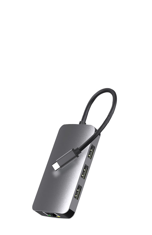 DOCKING STATION 6 PORTE CON RETE GIGABIT HDMI®  USB-C E 3 PORTE USB 3.0