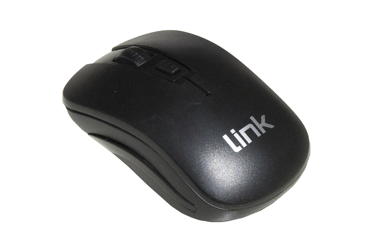 MOUSE WIRELESS 3 TASTI NERO RICEVITORE USB 1000 DPI