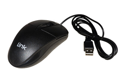 MOUSE OTTICO USB 3 TASTI NERO