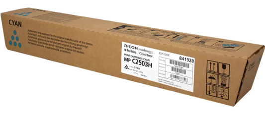 RICOH MP C2503H toner cartridge cyan high capacity 9.500 pages 1-pack - 841928