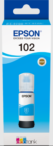 EPSON 102 EcoTank Cyan ink bottle - C13T03R240