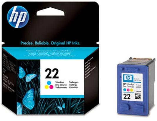 HP 22 InkJet Tri-Color CMY Standard Capacity 5ml 165 pag - C9352AE
