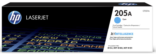 HP 205A Original Cyan LaserJet Toner Cartridge - CF531A