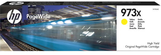 HP 973X high yield yellow original PageWide cartridge - F6T83AE