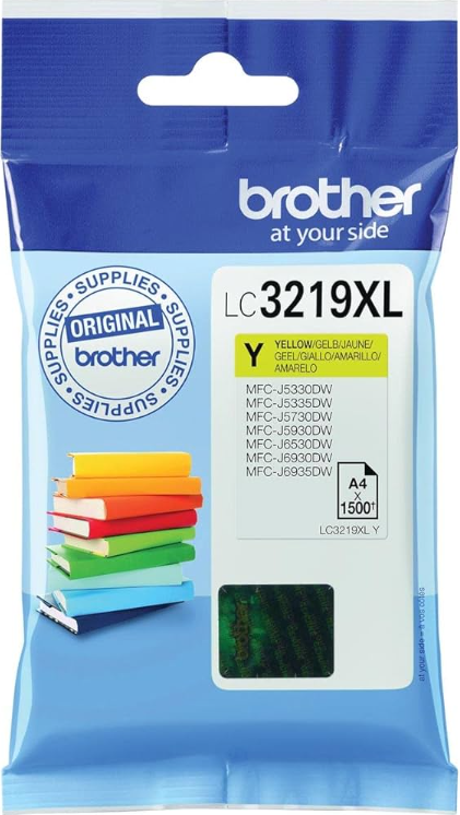 BROTHER LC-3219XLY Ink Yellow (1500 pages) - LC3219XLY