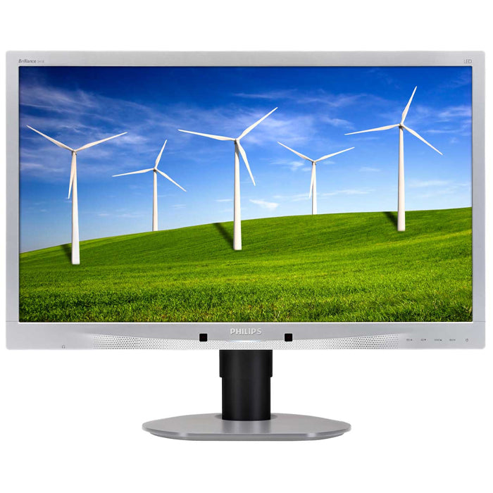 (REFURBISHED) Monitor Philips Brilliance 241B4L 24 Pollici Full HD LED 1920 x 1080 Silver-Black