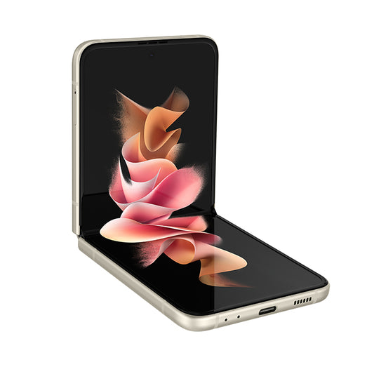 (REFURBISHED) Smartphone Samsung Galaxy Z FLIP 3 5G SM-F711B 6.7" 8Gb RAM 256Gb Dynamic AMOLED 2X 12MP CREAM