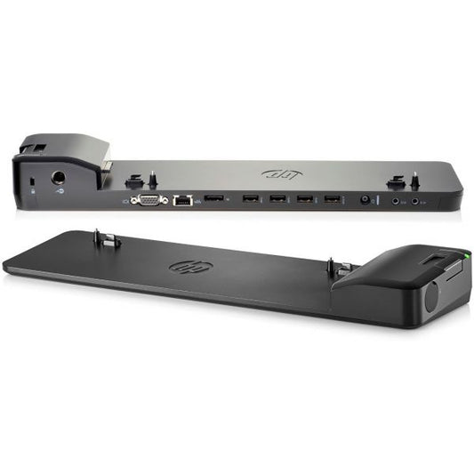 (REFURBISHED) HP UltraSlim Docking Station Black 4xUSB 3.0 VGA DISPLAY PORT [SENZA ALIMENTATORE]