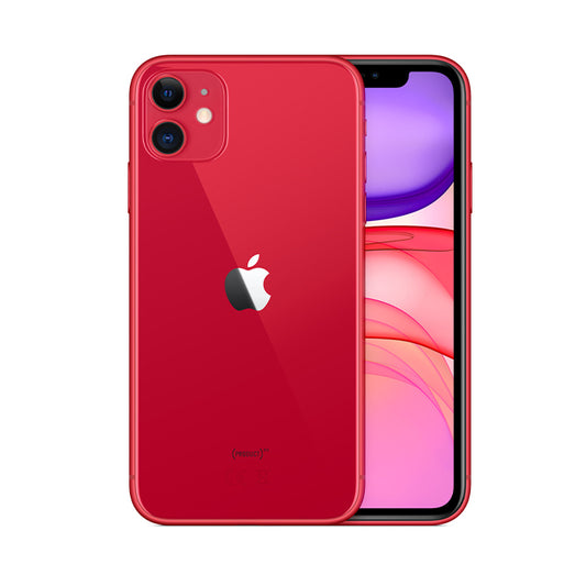 (REFURBISHED) Apple iPhone 11 64GB Red MHDD3QL/A 6.1" Rosso [Grade B]