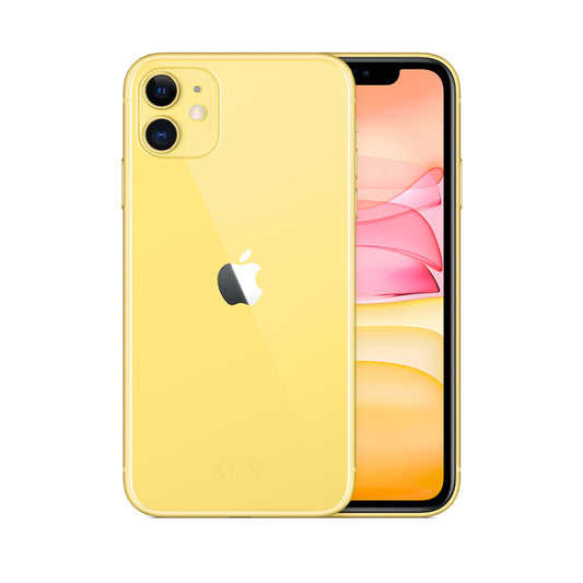 (REFURBISHED) Apple iPhone 11 128GB Yellow MWJP2LL/A 6.1" Giallo [Grade B]