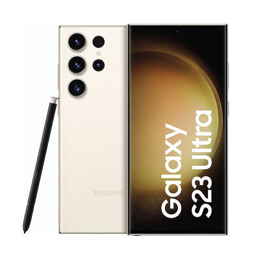 (REFURBISHED) Smartphone Samsung Galaxy S23 Ultra 5G SM-S918B 256GB 6.8" Dynamic AMOLED 2X 200MP Cream [Grade B]