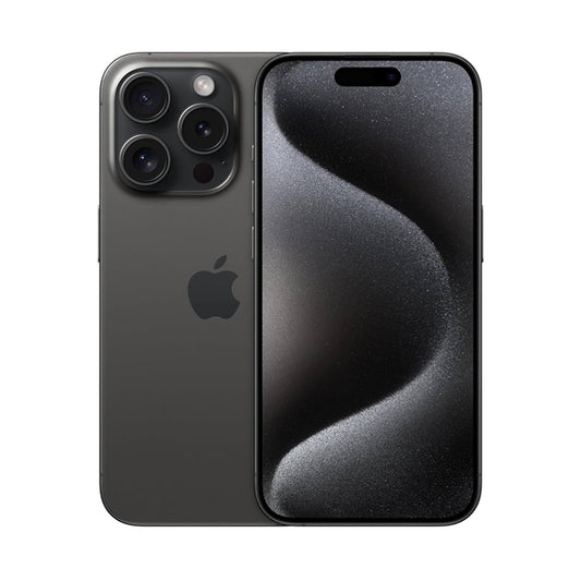 (REFURBISHED) Apple iPhone 15 Pro 128GB Natural Black MTUV3QL/A 6.1" Titanio Nero [Grade B]