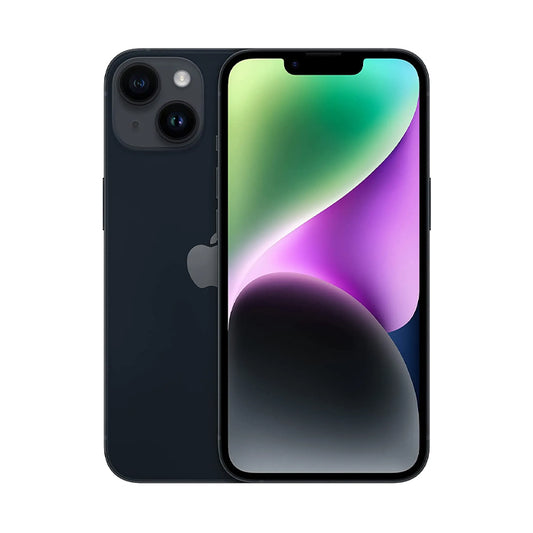 (REFURBISHED) Apple iPhone 14 256GB Midnight MPVX3QL/A 6.1" Mezzanotte [Grade C+]