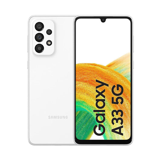 (REFURBISHED) Smartphone Samsung Galaxy A33 5G SM-A336B 128GB 6.4" Super AMOLED 48MP White [Grade A]