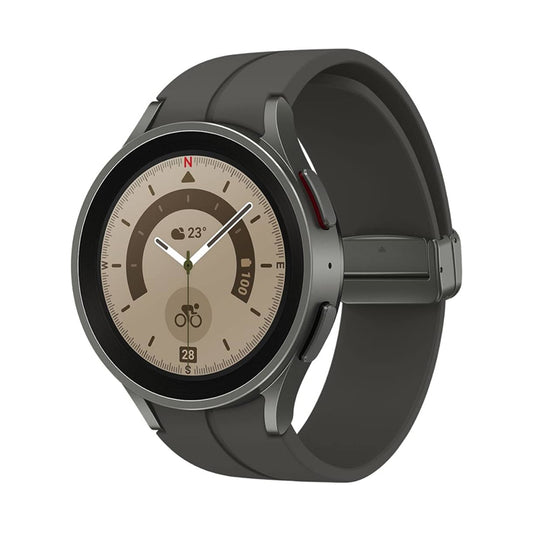 (REFURBISHED) Smartwatch Samsung Galaxy Watch5 Pro SM-R920 GBS 1.4" AMOLED 45mm Touchscreen WiFi Gray Titanium [Grade A]