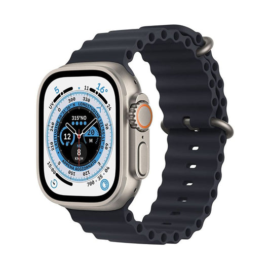 (REFURBISHED) Smartwatch Apple Watch Ultra (A2684) 49mm 32GB GPS+Cell OLED Touchscreen Midnight Ocean Band [Grade A]