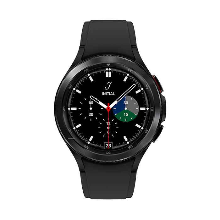 (REFURBISHED) Smartwatch Samsung Galaxy Watch4 Classic Titanium Frame SM-R890 46mm Touchscreen WiFi GPS Black [Grade A]