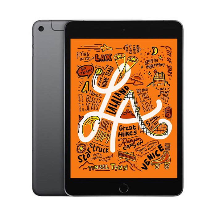 (REFURBISHED) Apple iPad Mini 5 7.9" (A2124) 64GB SpaceGray MUX52TY/A WiFi Cellular LTE 4G Retina Grigio Siderale