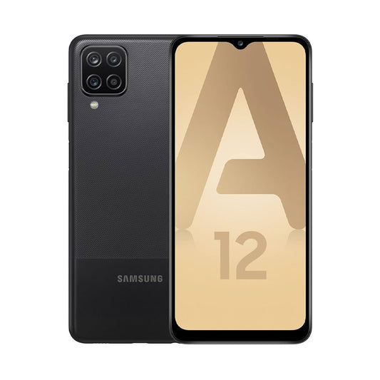 (REFURBISHED) Smartphone Samsung Galaxy A12 SM-A127F 64GB 6.5" 48MP Black [Grade B]