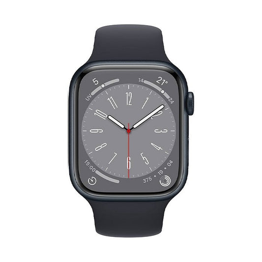 (REFURBISHED) Smartwatch Apple Watch Series 8 GPS (A2770) Aluminium 41mm 32GB OLED Touchscreen Midnight [Grade B]