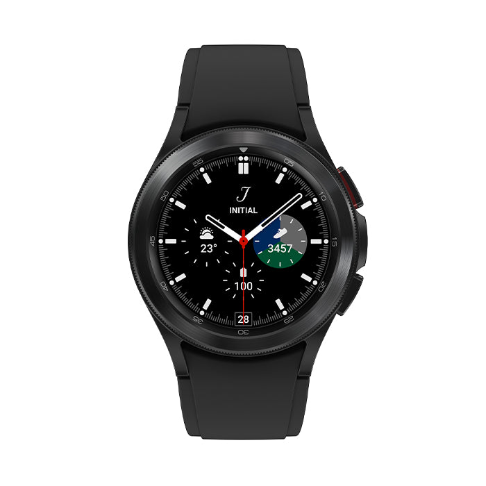 (REFURBISHED) Smartwatch Samsung Galaxy Watch4 Classic SM-R880 42mm OLED Touchscreen WiFi GPS Black [Grade A.]
