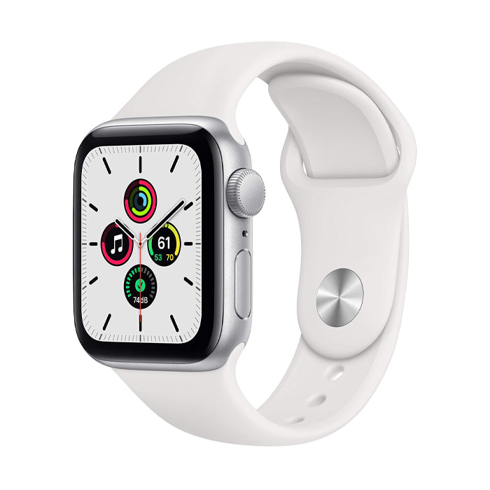 (REFURBISHED) Smartwatch Apple Watch Series SE (A2351) 40mm OLED Touchscreen WiFi GPS Silver [Grade B].