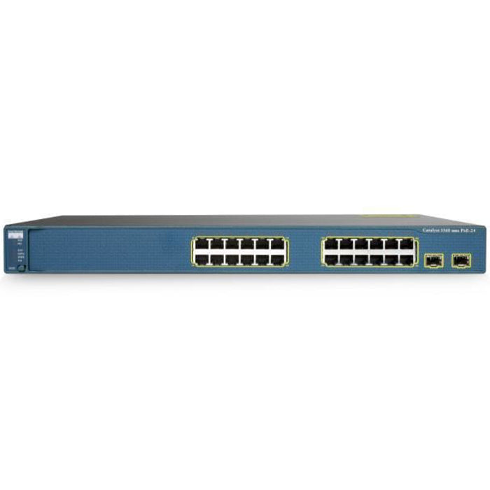 (REFURBISHED) Cisco Catalyst WS-C3560V2-24PS-S V07 switch di rete Gestito Gigabit Ethernet (10/100/1000) 1U Nero