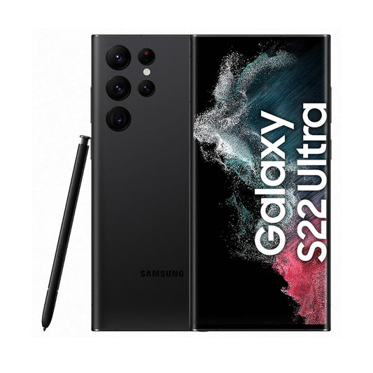 (REFURBISHED) Smartphone Samsung Galaxy S22 Ultra 5G SM-S908B 128GB 6.8" Dynamic AMOLED 2X 108MP Black [Grade C+]