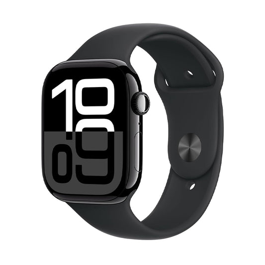 (REFURBISHED) Smartwatch Apple Watch Series 10 GPS (A2999) Aluminium 46mm 64GB OLED Touchscreen Black [Grade A]