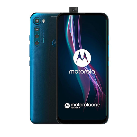 (REFURBISHED) Smartphone Motorola One Fusion Plus 128GB 6.5" IPS LCD 64MP Twilight Blue [Grade B]