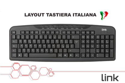 TASTIERA ITALIANA MULTIMEDIA USB
