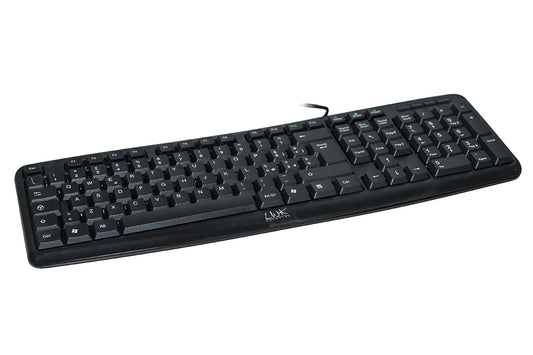 TASTIERA ITALIANA 108 TASTI COLORE NERO CONNETTORE PS2