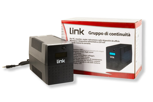 GRUPPO DI CONTINUITA' 1000VA/600W LINE INTERACTIVE CON 4 PRESE CON DISPLAY