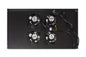 MODULO 4 VENTOLE A SOFFITTO COLORE NERO CON TERMOSTATO PER ARMADI 22/42U PROFONDI 800-1000 LINK