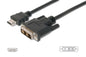 CAVO HDMI 19 POLI TIPO A MASCHIO - DVI-D 18+1 POLI MASCHIO MT 2