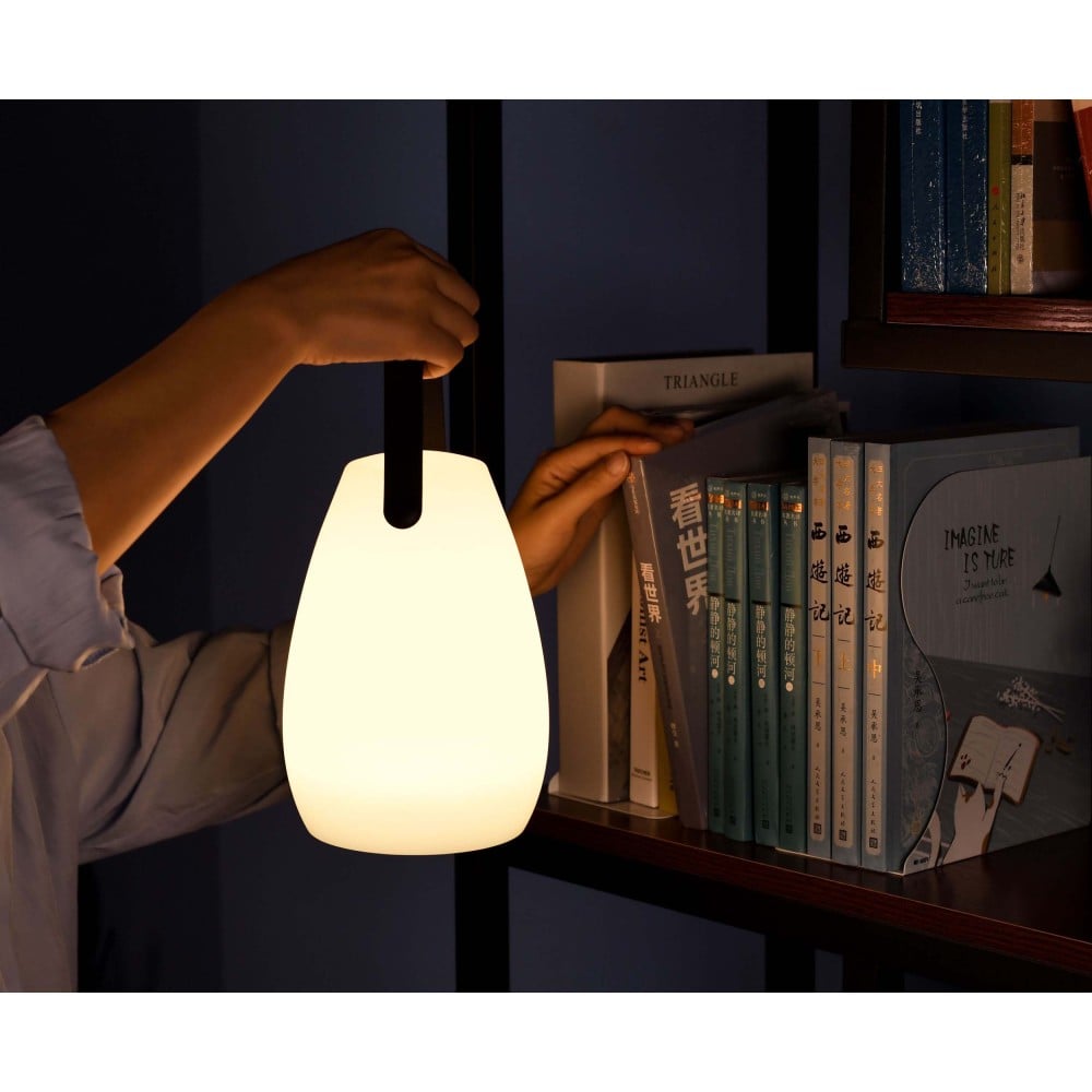 Lampada LED Multicolore Ricaricabile da Tavolo con Maniglia e Telecomando