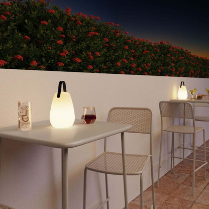 Lampada LED Multicolore Ricaricabile da Tavolo con Maniglia e Telecomando