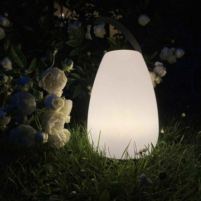 Lampada LED Multicolore Ricaricabile da Tavolo con Maniglia e Telecomando