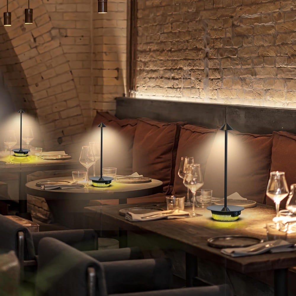 Lampada LED Multicolore da Tavolo Dimmerabile Batteria Ricaricabile Alimentazione USB-C&trade;