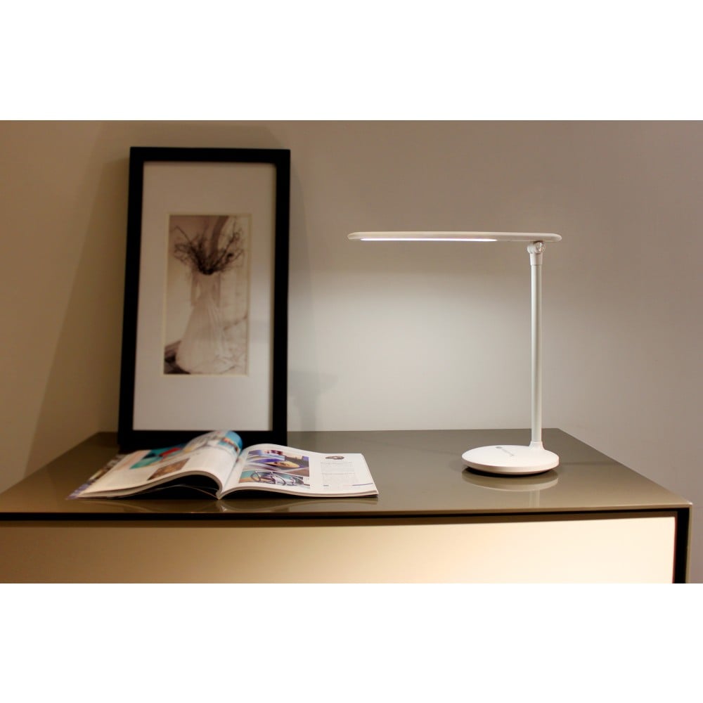 Lampada a 36 LED da Scrivania Pieghevole Dimmerabile Batteria Ricaricabile con Alimentazione USB