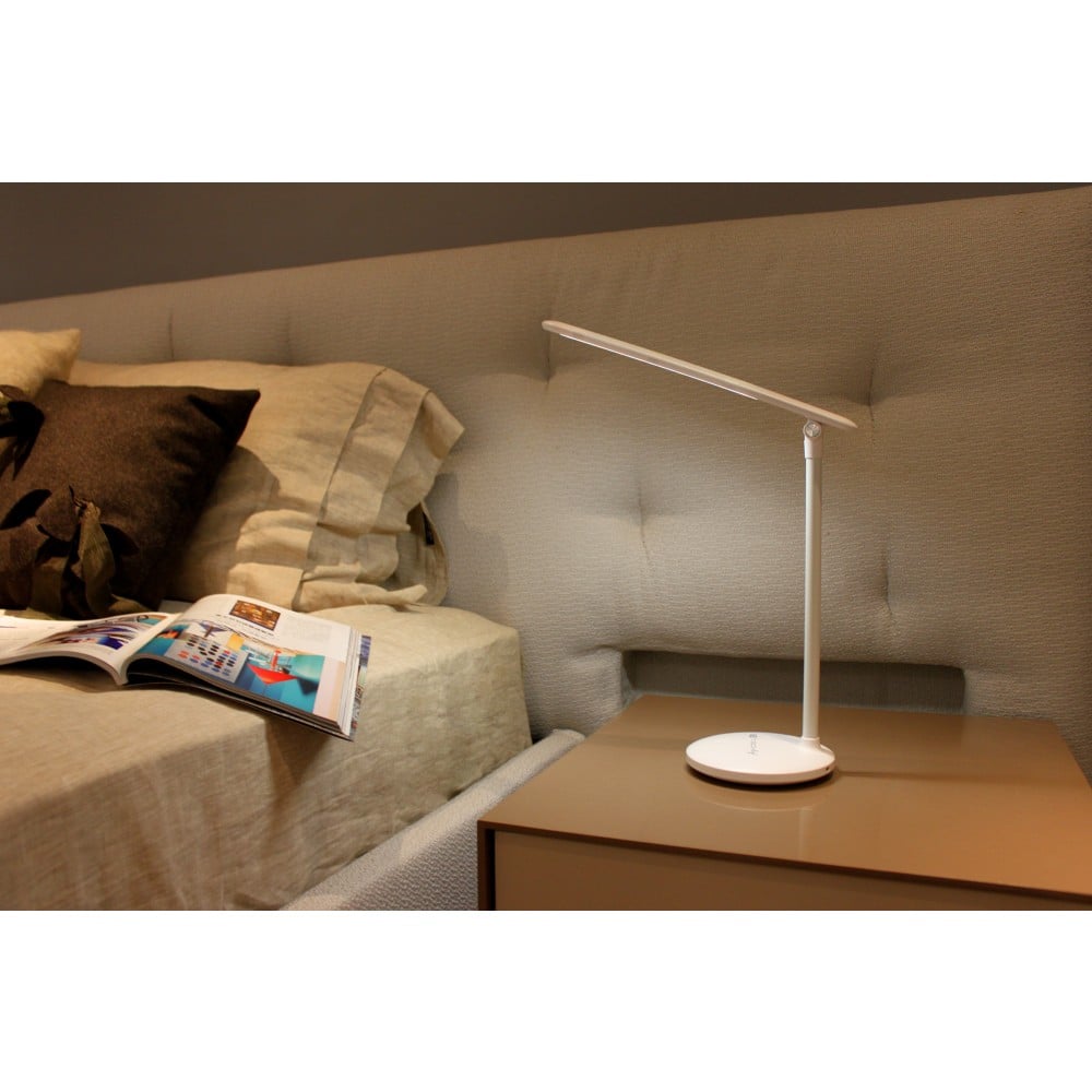 Lampada a 36 LED da Scrivania Pieghevole Dimmerabile Batteria Ricaricabile con Alimentazione USB