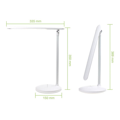 Lampada a 36 LED da Scrivania Pieghevole Dimmerabile Batteria Ricaricabile con Alimentazione USB