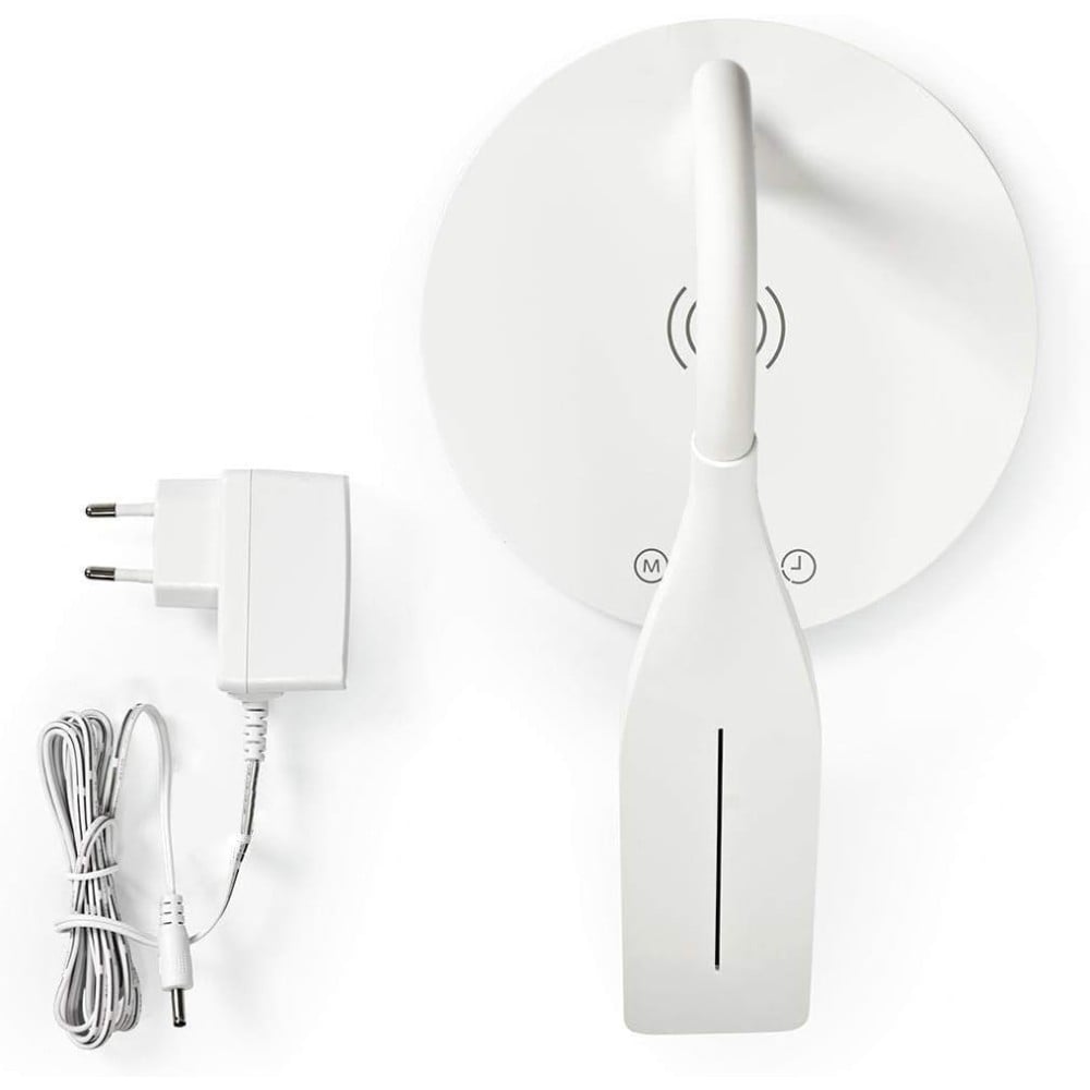 Lampada a 36 LED da Scrivania con Caricatore Wireless Integrato per Smartphone