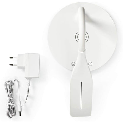 Lampada a 36 LED da Scrivania con Caricatore Wireless Integrato per Smartphone