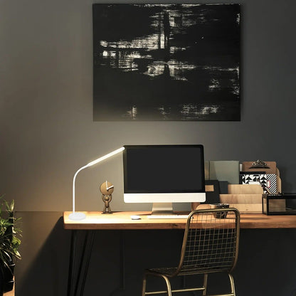 Lampada a 36 LED da Scrivania con Caricatore Wireless Integrato per Smartphone