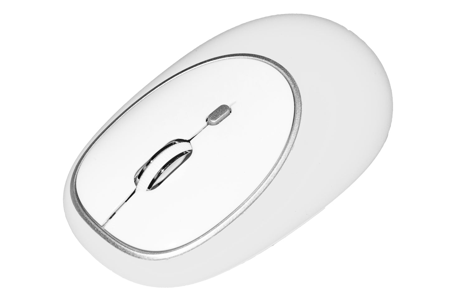 MOUSE GOMMATO WIRELESS COLORE BIANCO