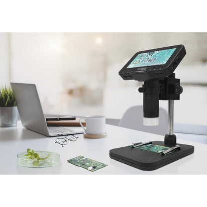 Microscopio Digitale con Display 4,3 Pollici 720p a 8 LED, TX-277