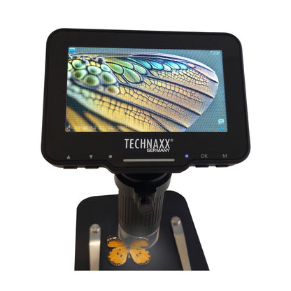Microscopio Digitale con Display 4,3 Pollici 720p a 8 LED, TX-277