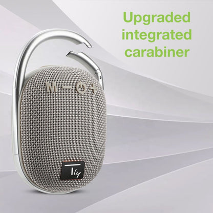 Mini Altoparlante Wireless BT V5.3 Speaker Luce LED Vivavoce TF USB Grigio